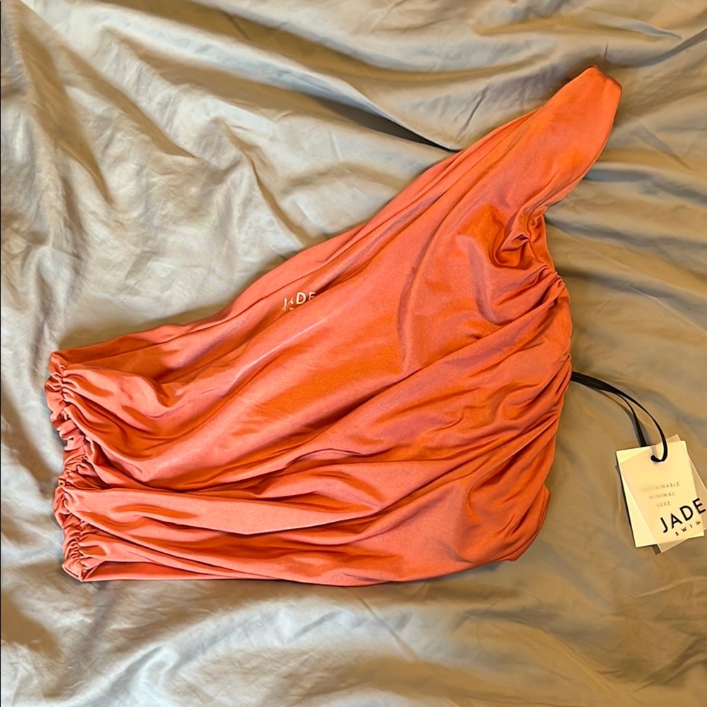 Jade Swim Orange Crop Top